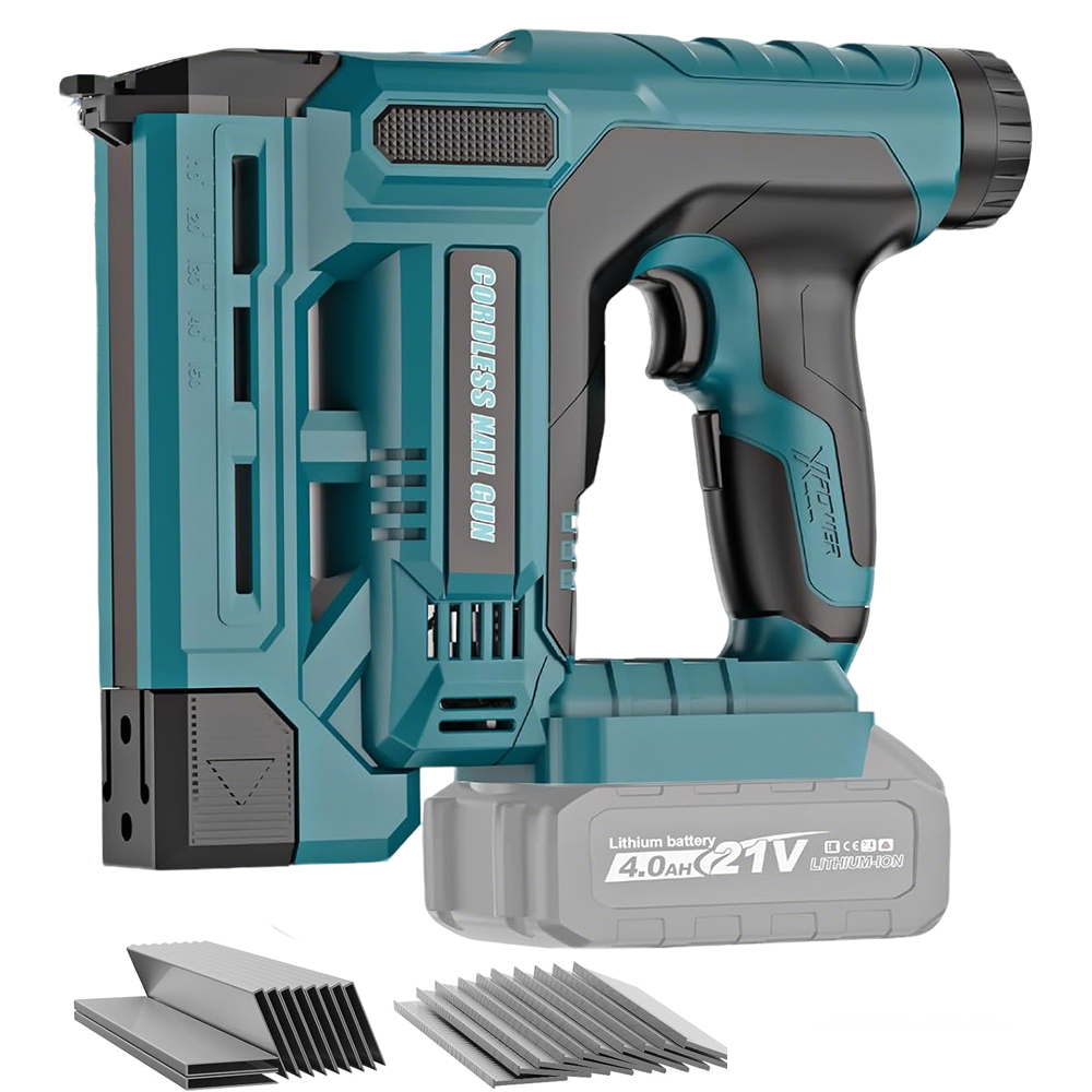 Staple Gun Electric - 2 In1 Draadloze Elektrische Schiethamer Tacker