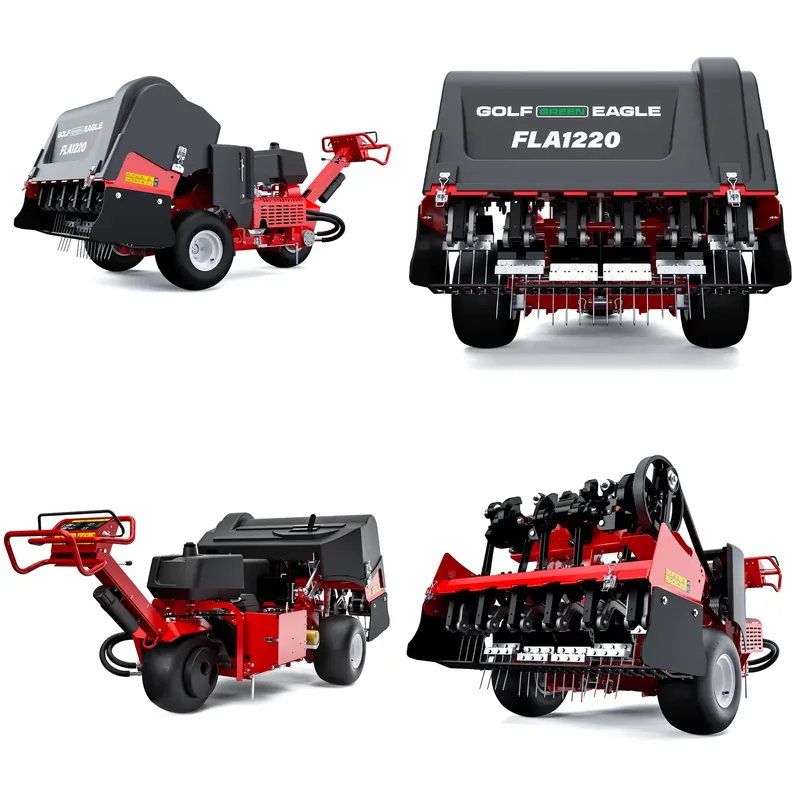 Power Tools Course - Krachtige, professionele benzine-aangedreven gazonbeluchter voor golfbanen,