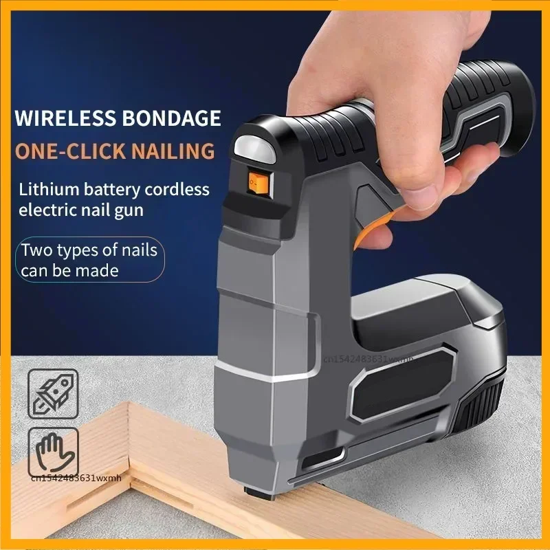 Staple Gun Electric - Elektrisch schiethamer Lithiumbatterij Draadloos schiethamer Meubilair