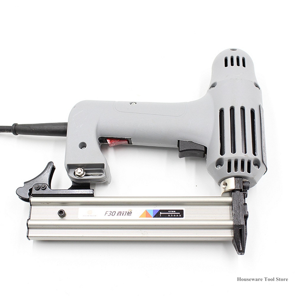 Staple Gun Electric - 220V Elektrische Nietmachine Rechte Schiethamer Framing