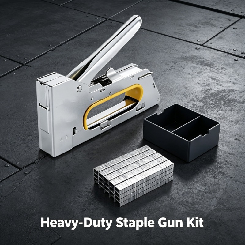 Staple Gun Electric - Huishoudelijke handmatige nietmachine, handnietpistool voor fotolijsten,