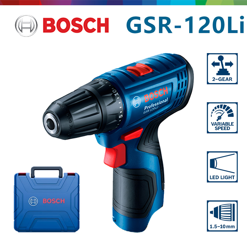 Cordless Drill Driver - Bosch GSR 120-LI 12V Lithium Elektrische