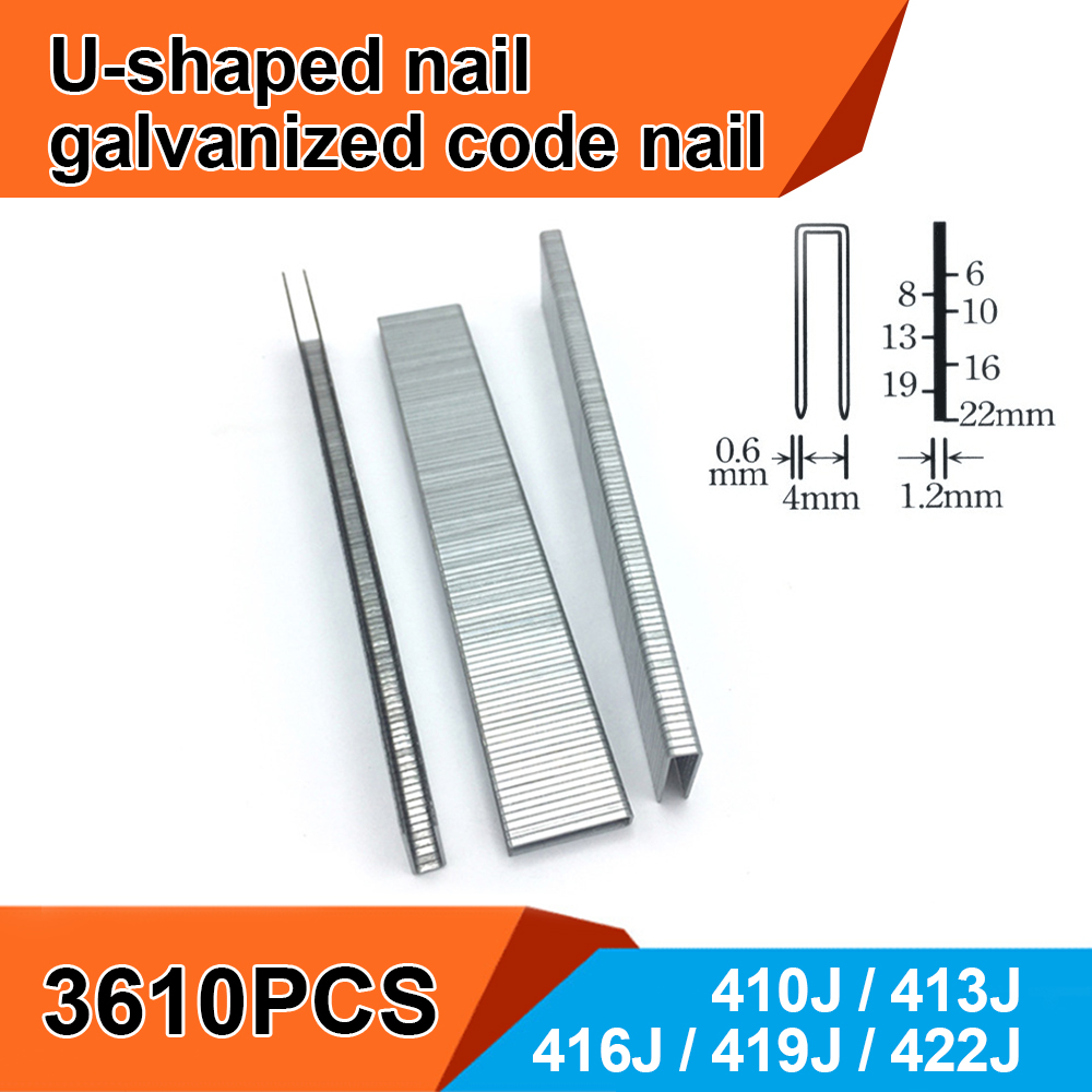 Staple Gun Electric - 3610 Stuks 410J 413J 416J 419J