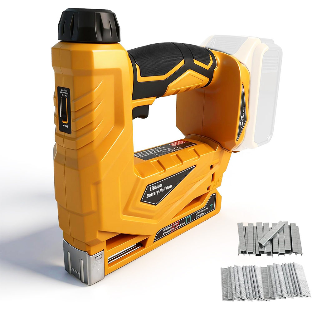 Staple Gun Electric - SIHAO Draadloze Elektrische Nagelpistool 2in1 Draadloze