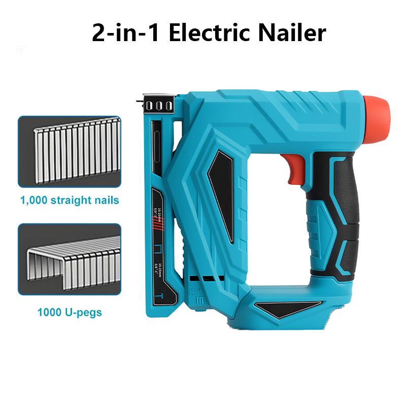 Staple Gun Electric - 2-in-1 elektrische spijkerpistool met 2000 nietjes,