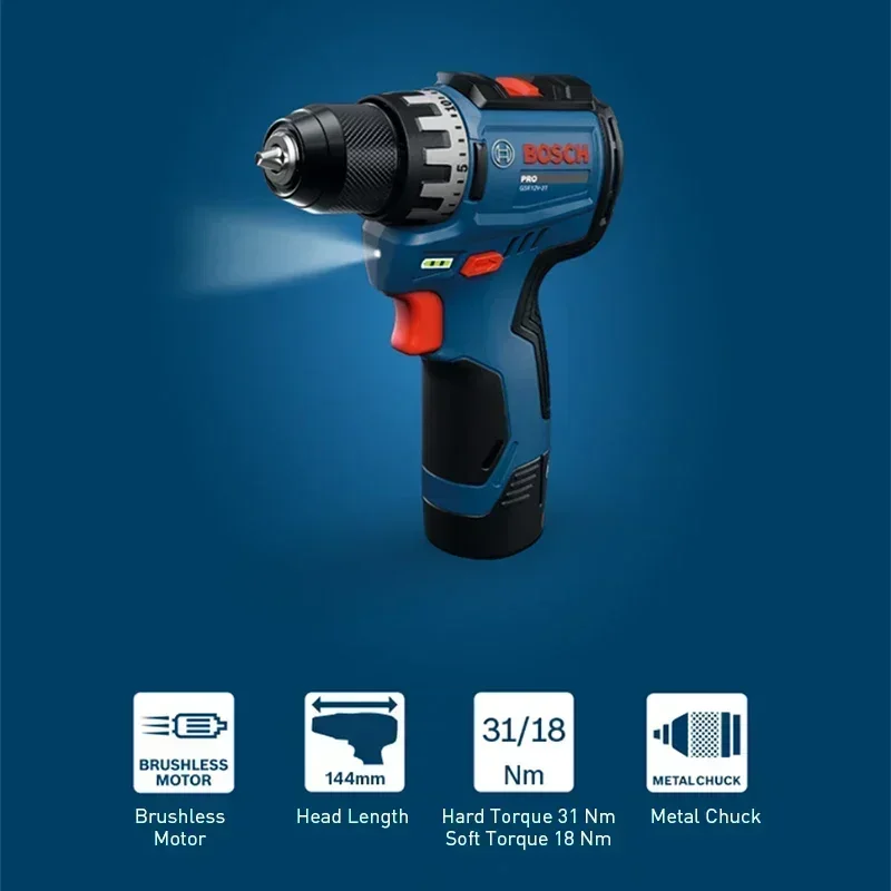 BOSCH GSR12V-31 Draadloze Elek - Cordless Drill Driver recensie en prijs