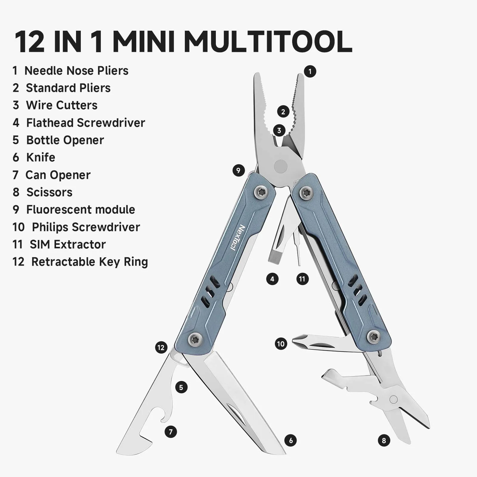 NexTool Mini Sailor S11 12-in- - Power Key Tools recensie en prijs