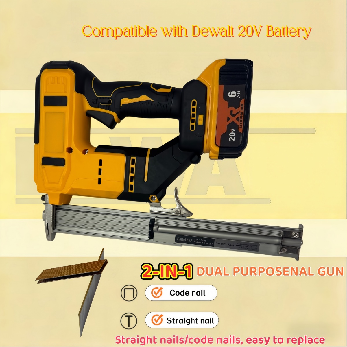 2-IN-1 borstelloze draadloze B - Staple Gun Electric recensie en prijs