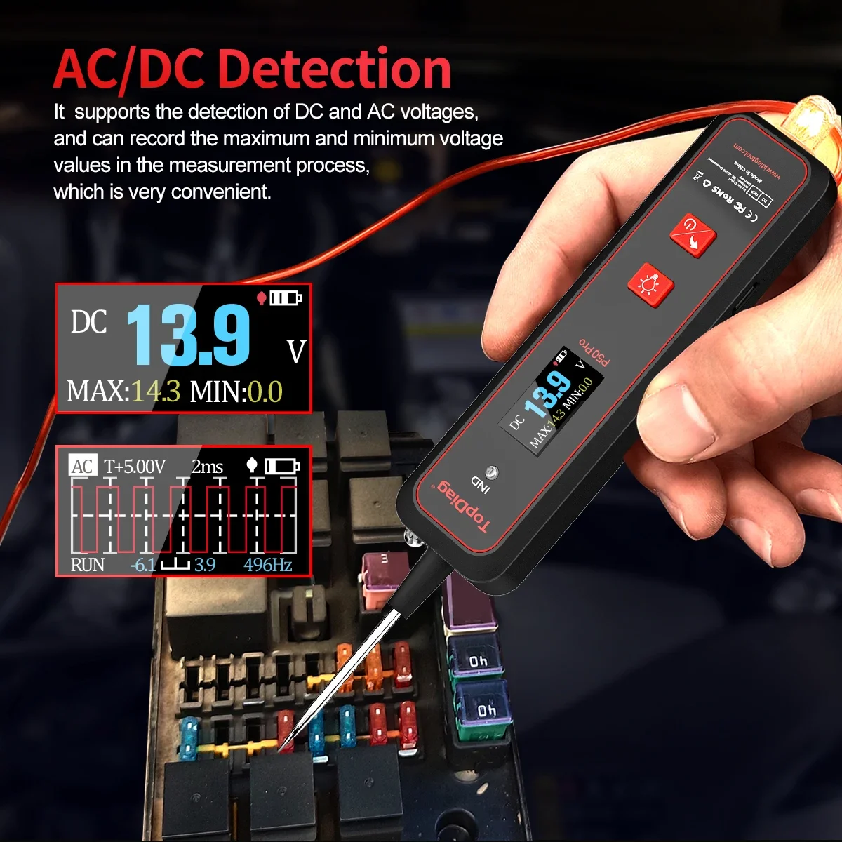 Topdiag P50pro JDiag Mini Osci - Power Tools Pro recensie en prijs