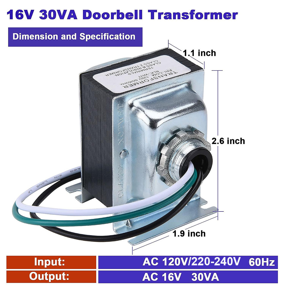 16V 30VA Deurbeltransformator  - Power Tools Pro recensie en prijs