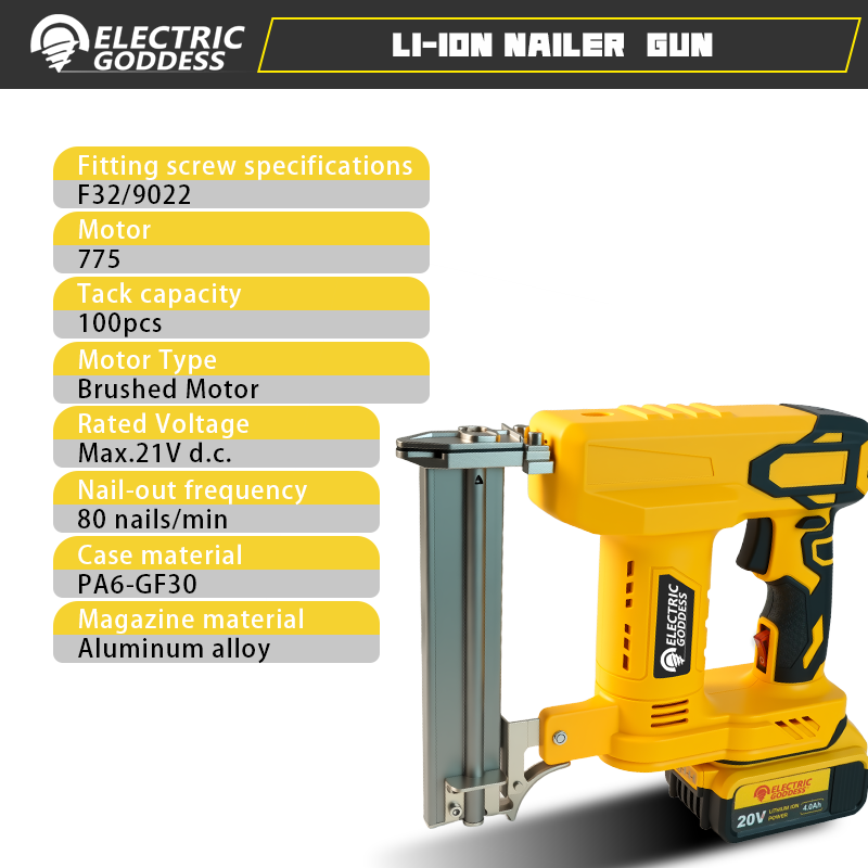 Elektrische Godin Draadloze 30 - Staple Gun Electric recensie en prijs