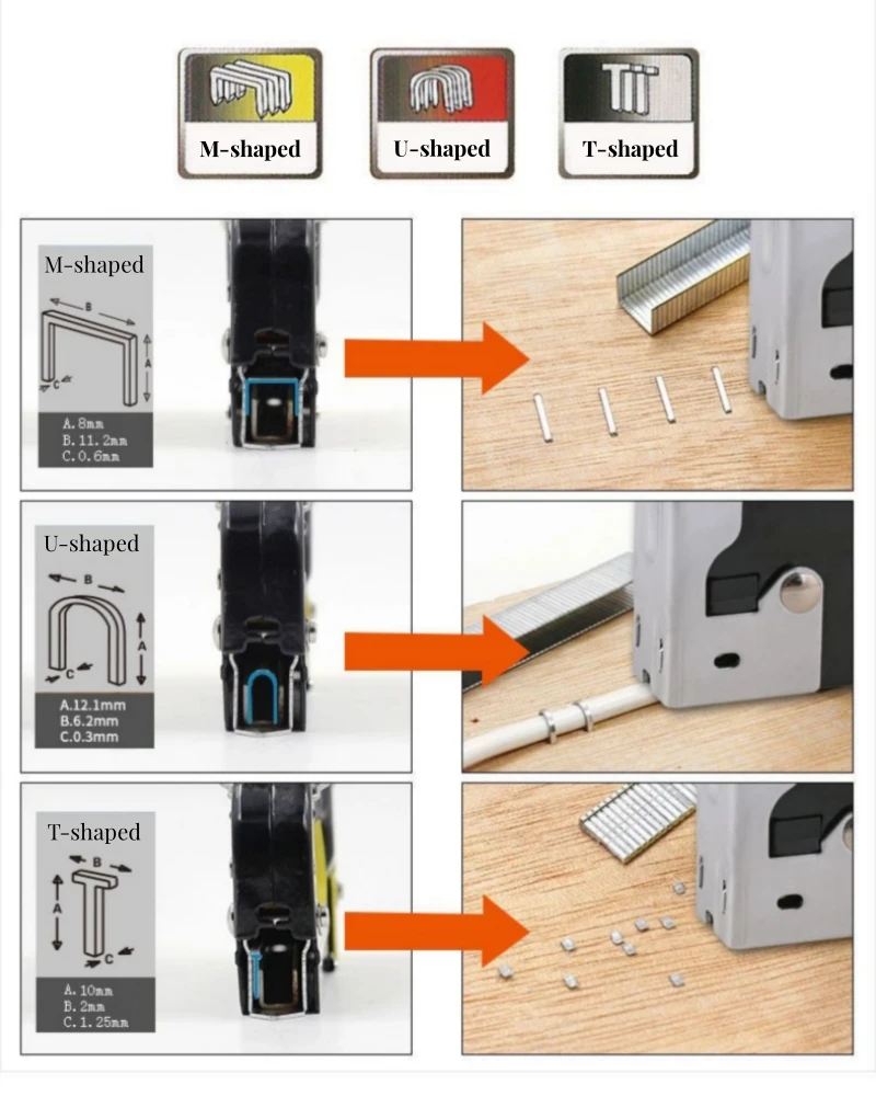 8Mm 10Mm 12Mm Nietjes Voor Ele - Staple Gun Electric recensie en prijs
