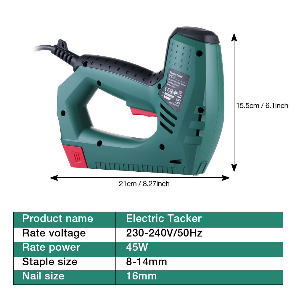 45W elektrische taker met snoe - Staple Gun Electric recensie en prijs
